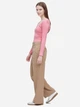 Лонгслив длинный женский Uniqlo 496017570 2XL Розовый (1159785272) - изображение 5