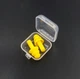 Беруши универсальные для плавания и от шума в пластиковом футляре Earplugs Yellow (желтый) - изображение 5