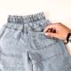 Джинсы ZARA 104 cм голубой артикул Л398 - изображение 4