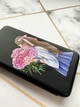 Чохол-книжка з малюнком на iPhone 7 Plus/8 Plus :: Чорний :: Дівчина з півоніями (принт 11) - зображення 2