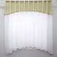 Кухонная гардина VR-Textil № 036к арка белый с золотистым 270х170 см (52-0124) - изображение 1