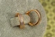 Сережки Xuping Jewelry кільця з камінням бортики по краях 1.5 см золотисті - зображення 2