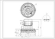 Двигатель для моющего пылесоса Samsung DJ31-00114A 061300447 Ametek D=143/78 mm H=73/168 mm 1600 W - изображение 2