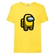 Футболка дитяча Амонг АС (Among US) жовта (among-us-005-yellow) 128 см - зображення 1
