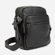 Сумка-мессенджер мужская кожаная Tiding Bag M56-2004A Черная - изображение 1