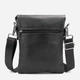 Чоловіча сумка з натуральної шкіри месенджер через плече Tiding Bag M56-2056A Чорна - зображення 5