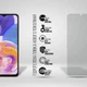 Защитная пленка для Samsung A22 4G гидрогелевая конфиденциальная противоударная бронепленка Anti-spy на телефон ArmorStandart защита стекла антишпион пленка (ARM69748) - изображение 2