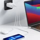 Зарядний пристрій Ugreen CD275 3xUSB 65W 2xType-C/USB QC3.0 Fast Charger Білий - зображення 3