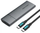 Зовнішня кишеня Vention для SSD M.2 (NVME) M-key USB Type-C 3.2 Grey (KPGH0) - зображення 2