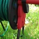 Котушка для шланга Intertool до 45 м шланга 1/2" без коліс сталь + ABS пластик вага 1.64 кг чорна з червоним (000043014) - зображення 3