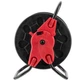 Котушка для шланга Intertool до 60 м шланга 1/2" без коліс сталь + ABS пластик вага 1.83 кг чорна з червоним (000043093) - зображення 8