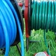 Катушка для шланга Intertool до 60 м шланга 1/2" с колесами сталь + ABS пластик вес 2.6 кг черная с красным (000043236) - изображение 5