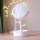 Косметическое зеркало с подсветкой MVM Белое (BP-37 WHITE) - изображение 8