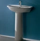Комплект раковина с ножкой RAK Ceramics Karla 60.5x83.5x48.5см (RAK0011) Белый - изображение 5