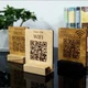 Табличка ACRY с QR-кодом на деревянной подставке А6 105х150 мм Фанера (27010) - изображение 5