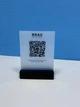 Табличка ACRY с QR-кодом на деревянной подставке А6 105х150х40 мм Полупрозрачный (27004) - изображение 7