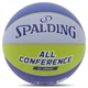 М'яч баскетбольний PU SPALDING ALL CONFERENCE 77394Y №7 синій-жовтий - изображение 4