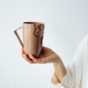 Фарфоровая чашка "геометрия" Zguro ceramics, 350 мл, латте - изображение 3