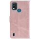 Чохол-книжка Crazy Horse Clasic для Nokia C21 Plus Rose Gold (Front) (46467) - изображение 3