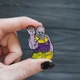 Значок, брошь, пин из металла на одежду, металлический значок "Танос. Thanos. Марвел. Marvel" (Знач0537) - изображение 1