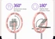 Селфи лампа и LED освещением 168см USAMS US-ZB120 pink - изображение 3
