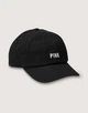 Жіноча кепка бейсболка Baseball hat з колекції VICTORIA'S SECRET PINK колір чорний розмір універсальний - изображение 1