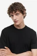 Футболка H&M Regular Fit S чорний 0685816002 - изображение 5