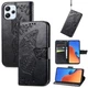 Чехол-книжка с рисунком UniCase Butterfly Pattern для Xiaomi Redmi 12 - Black - изображение 4