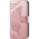 Чехол-книжка с рисунком UniCase Butterfly Pattern для Xiaomi Redmi 12 - Rose Gold - изображение 6
