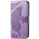 Чехол-книжка с рисунком UniCase Butterfly Pattern для Xiaomi Redmi 12 - Light Purple - изображение 6