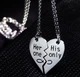 Парные кулоны his only her only для двоих - изображение 1