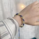 Стильный патриотический плетеный браслет регулируемый - изображение 3