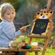 Планшет дитячий 8.5" LCD дошка для малювання Writing Tablet Cat Yellow - изображение 2