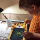Планшет дитячий 8.5" LCD дошка для малювання Writing Tablet Cat Yellow - изображение 3