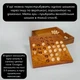 Настольная игра солитер свободная ячейка игра для одного игрока солитер игра Деревянная (1403) - изображение 2