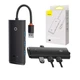 USB-Hub Baseus Lite Series 4-Port USB-A HUB Adapter (USB-A to USB 3.0*4) 25cm Black - изображение 6