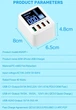 Зарядний пристрій Asometech 40W (3 USB + 1 Type-C) - зображення 4