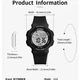 Детские электронные часы с подсветкой Synoke Waterproof Black - изображение 4