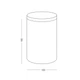 Емкость для хранения МВМ MY HOME 1 л Белая с деревом (KP-13 L WHITE/WOOD) - изображение 4