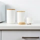 Емкость для хранения МВМ MY HOME 1 л Белая с деревом (KP-13 L WHITE/WOOD) - изображение 7