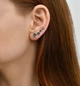 Сережки зі срібла 925 у формі квітів (АРТ. №6026c) Dadiverin Jewelry - изображение 4