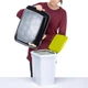 Закритий туалет для кішок Ferplast Ariel 10 Home 47х36х35 см Синій (72068099) - зображення 5