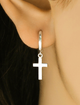 Сережки з хрестиками зі срібла 925 (АРТ. №6046) Dadiverin Jewelry - изображение 1