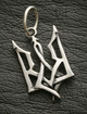 Тризуб зі шнуром 50 см. Срібло 925°. (АРТ. №124/50) Dadiverin Jewelry - зображення 1