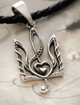 Кулон Тризуб зі шнуром 50 см. Срібло 925°. (АРТ. №196/50) Dadiverin Jewelry - изображение 1