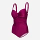 Купальник слитный женский Aqua Speed Olivia 7364 (200-03) 46 (3XL) Сангрия (5908217673640) - изображение 6