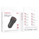 Зарядне автомобільне BOROFONE BZ19 Wisdom (2USB 2.4A) Чорний - изображение 2