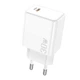 Зарядне мережеве BOROFONE BA77A (PD 30W) Білий - изображение 1