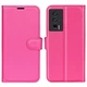 Класичний чохол-книжка Deexe Book Type для Xiaomi Poco F5 Pro / Redmi K60 / Redmi K60 Pro - Rose - зображення 1