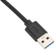 Хаб USB 3.0 длинный кабель USB 1.2 м на 4 порта концентратор Черный USB-хаб HUB с выключателями Черный - изображение 6